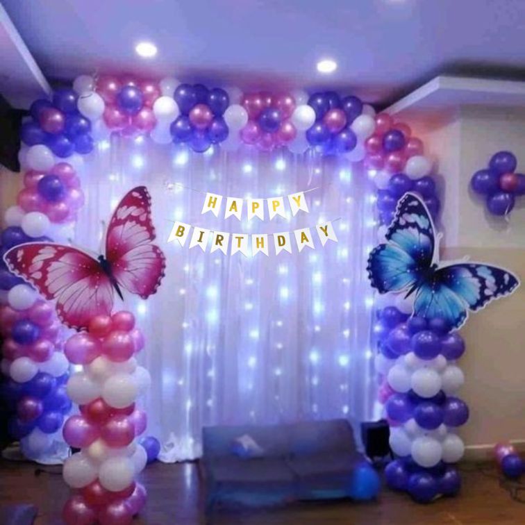 L Shape Balloon Decoration 